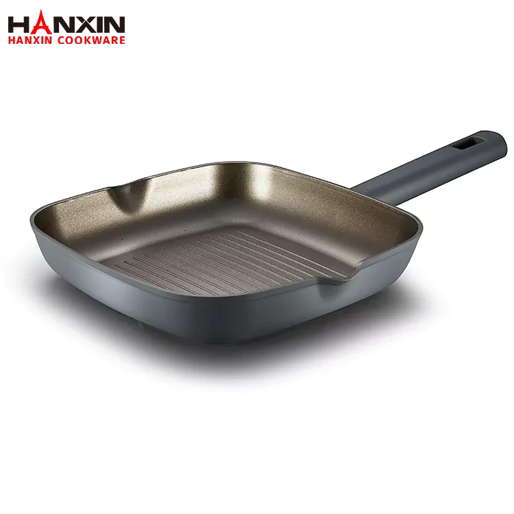 Tigaie pentru grătar din aluminiu, ceramică, inferioară