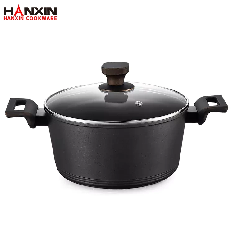 Aluminiu Ceramic Marmură Acoperire Caserolă