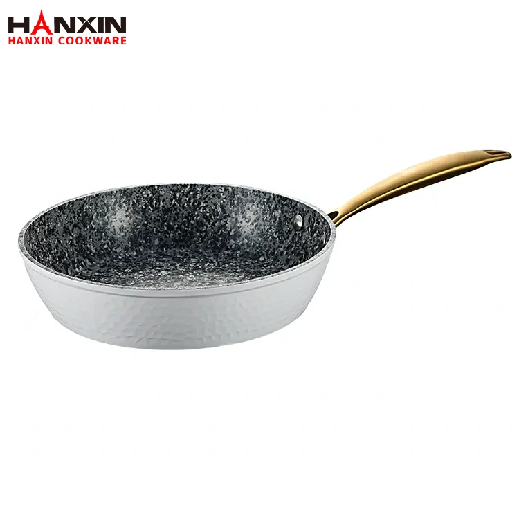 Tigaie adâncă din aluminiu cu acoperire de granit antiaderent